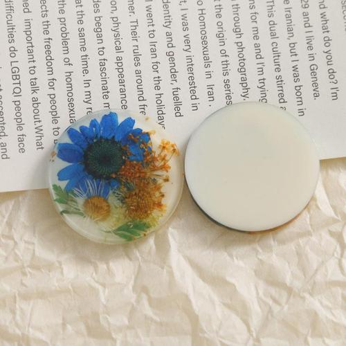 Hair Accessories DIY Findings Resin with Dried Flower epoxy gel Sold By PC