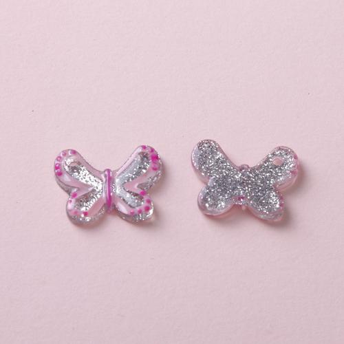 Mobile Phone DIY Decoration Resin Butterfly polished Sold By PC