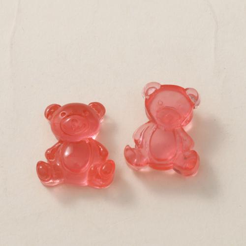 Mobile Phone DIY Decoration Resin Bear polished Sold By PC