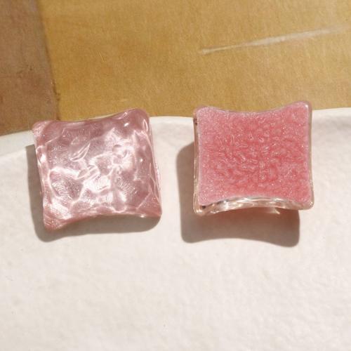 Hair Accessories DIY Findings Resin Square polished Sold By PC