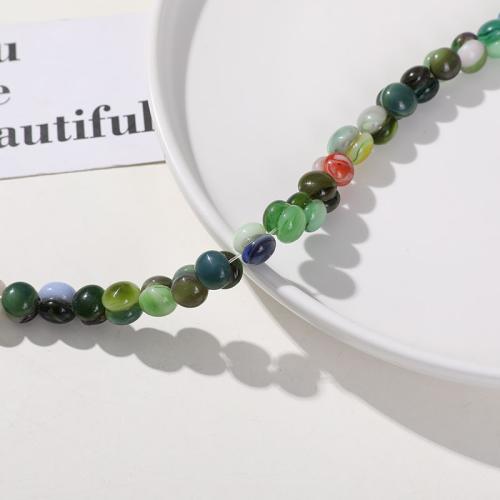 Fashion Glass Beads DIY Random Color Sold By PC