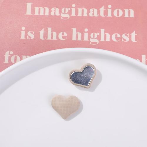 Mobile Phone DIY Decoration PU Leather Heart Sold By PC