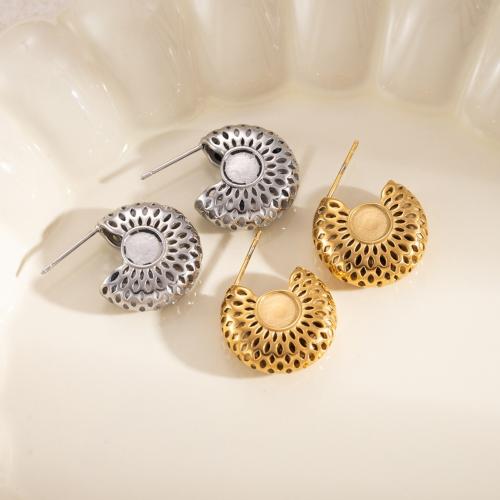 Stainless Steel Stud Earrings 304 Stainless Steel fashion jewelry & for woman Sold By Pair