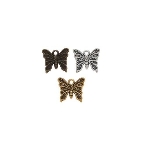 Zinc Alloy Animal Pendants Butterfly plated DIY nickel lead & cadmium free Approx Sold By Bag