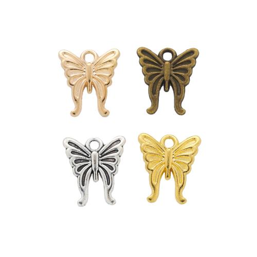 Zinc Alloy Animal Pendants Butterfly plated DIY nickel lead & cadmium free Approx Sold By Bag