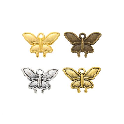 Zinc Alloy Animal Pendants Butterfly plated DIY nickel lead & cadmium free Approx Sold By Bag