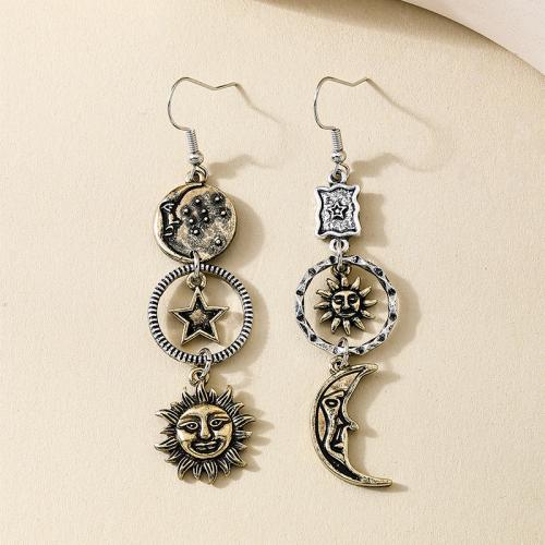 Zinc Alloy Oorbellen, plated, voor vrouw, oorspronkelijke kleur, Verkocht door pair