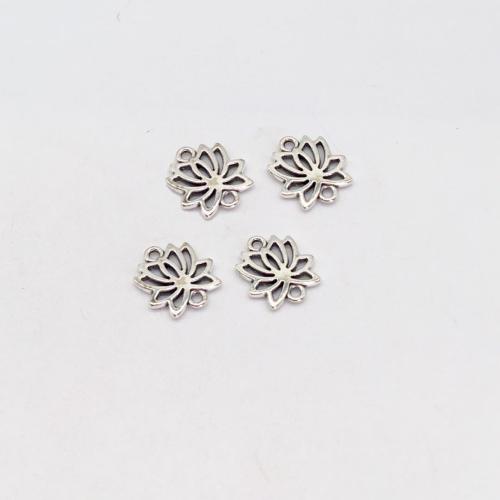 Ciondoli in lega di zinco, lega in zinco, placcato argento antico, DIY, 16x14mm, 100PC/borsa, Venduto da borsa