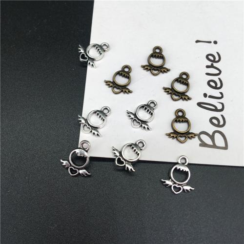 Zinc Alloy Pendants Angel plated DIY Sold By Bag