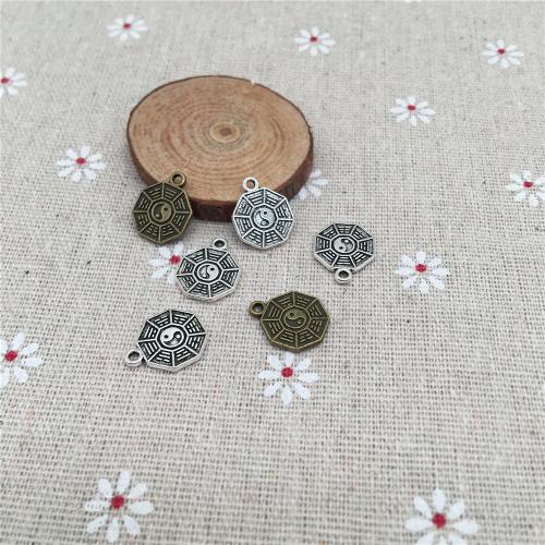 亜鉛合金ペンダント, 亜鉛合金, メッキ, DIY, 無色, 15x13x1mm, 100パソコン/バッグ, 売り手 バッグ