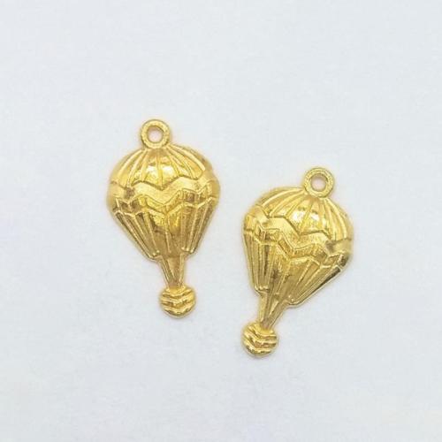 Zinc Alloy Pendler, Hot Balloon, forgyldt, du kan DIY, flere farver til valg, 28x16x3mm, 100pc'er/Bag, Solgt af Bag