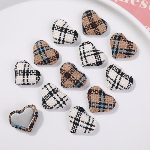 Hair Accessories DIY Findings Cloth Heart Sold By PC