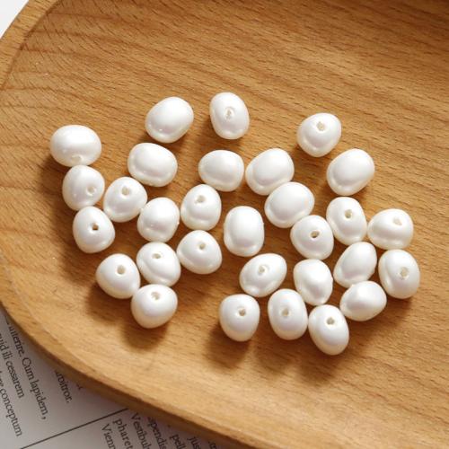 Acrylic Jewelry Beads DIY white Sold By PC