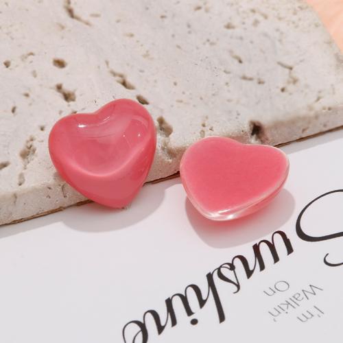 Hair Accessories DIY Findings Resin Heart enamel Sold By PC