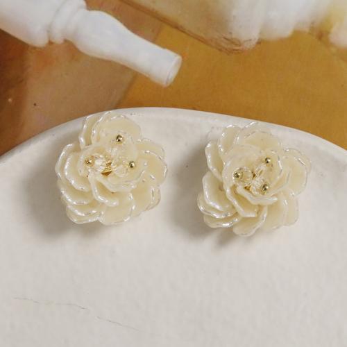 Hair Accessories DIY Findings Crystal Flower handmade 21mm Sold By PC