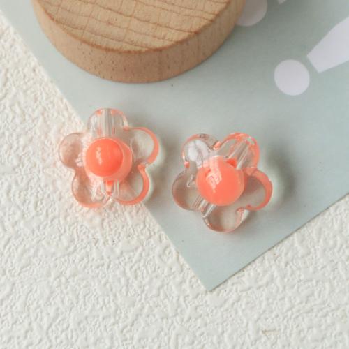 Resin Jewelry Beads Flower polished DIY Sold By PC