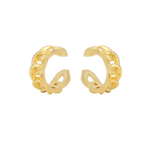 Fashion Earring Cuff and Wraps Brass plated fashion jewelry & for woman nickel lead & cadmium free Sold By Pair