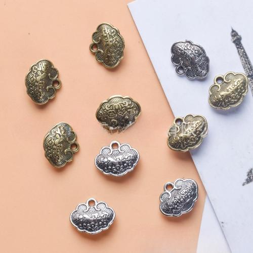 Zinc Alloy Pendants Longevity Lock plated DIY Sold By Bag