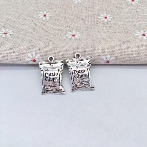 Zinc Alloy Pendants antique silver color plated DIY Sold By Bag