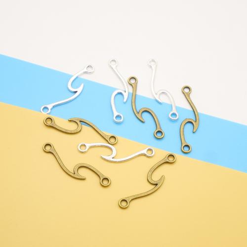 Zinc Alloy Connector plated DIY & 1/1 loop Sold By Bag