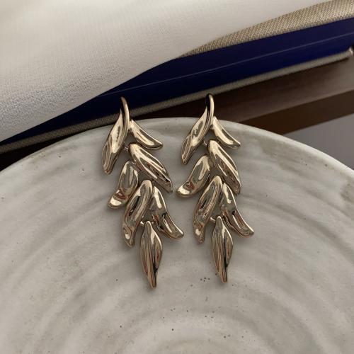 Brass Stud Earring fashion jewelry & for woman silver color Sold By Pair