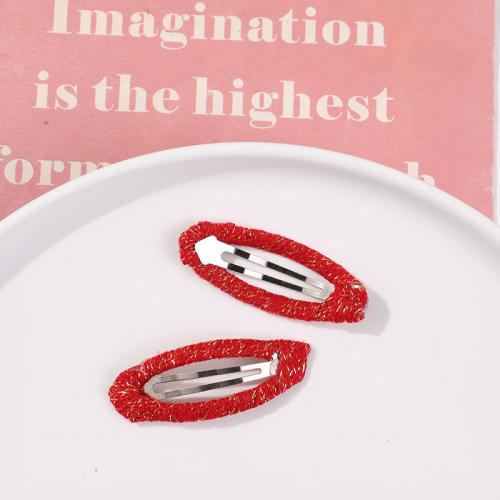 Hair Slide Iron handmade DIY & for woman 50mm Sold By PC