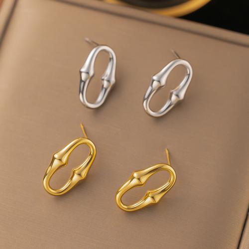 Stainless Steel Stud Earrings 304 Stainless Steel fashion jewelry & for woman Sold By Pair