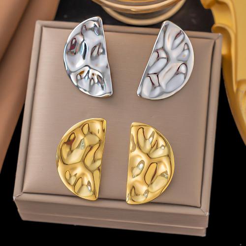 Stainless Steel Stud Earrings 304 Stainless Steel fashion jewelry & for woman Sold By Pair