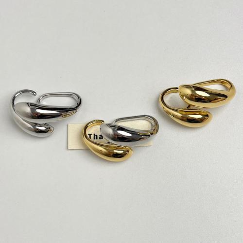 Brass Double Chain Link Finger Ring plated fashion jewelry & for woman US Ring Sold By PC