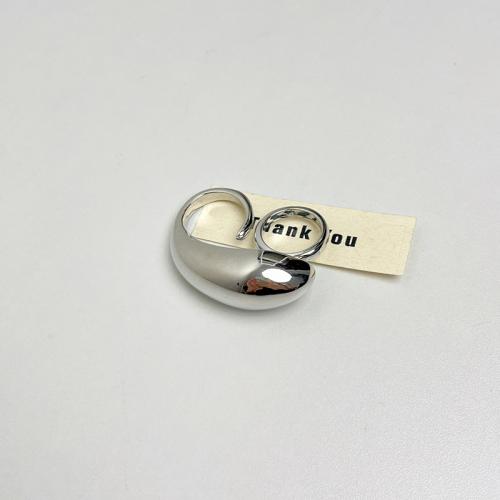 Zinc Alloy Dobbelt kæde Link fingerring, forgyldt, mode smykker & Unisex, flere farver til valg, Størrelse:7, Solgt af PC