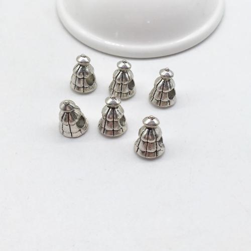 Cink ötvözet Ékszer Gyöngyök, Tower, antik ezüst színű bevonattal, DIY, 14x10mm, 100PC-k/Bag, Által értékesített Bag