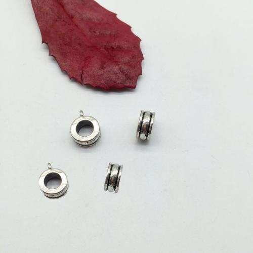 Zink legering Bail Beads, Zinc Alloy, antik sølv farve forgyldt, du kan DIY, 13x10x5mm, 100pc'er/Bag, Solgt af Bag