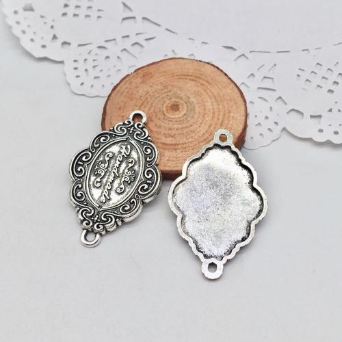 Zinc Alloy Connector antique silver color plated DIY & 1/1 loop Sold By Bag