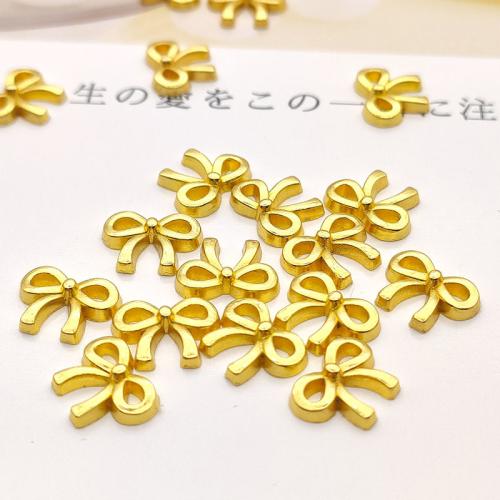 Bowknot Zinc Alloy Connector antique gold color plated DIY & 1/1 loop Sold By Bag