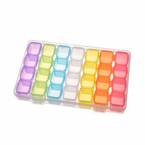 polipropilene Storage Box, Rettangolo, Antipolvere, multi-colore, 175x106x26mm, Venduto da PC