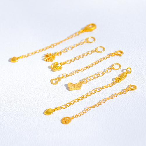 Messing Extender Chain, gold plated, DIY & verschillende stijlen voor de keuze, Verkocht door PC