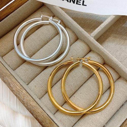 Brass Hoop Earring fashion jewelry & for woman Sold By Pair