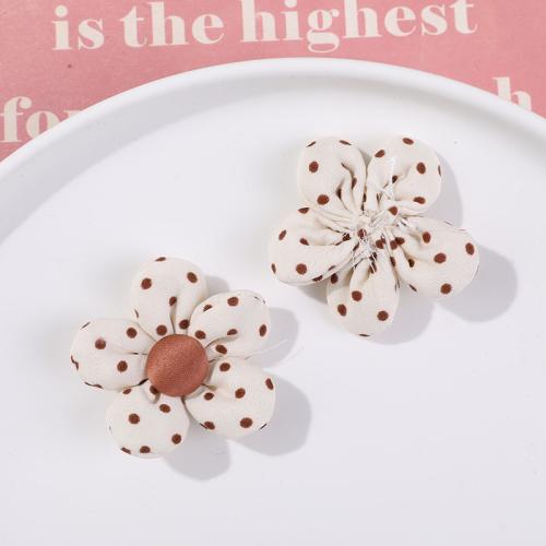 Hair Accessories DIY Findings Cloth Flower handmade 38mm Sold By PC