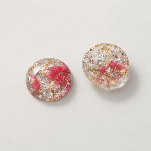 Mobile Phone DIY Decoration Resin with Dried Flower polished Sold By PC