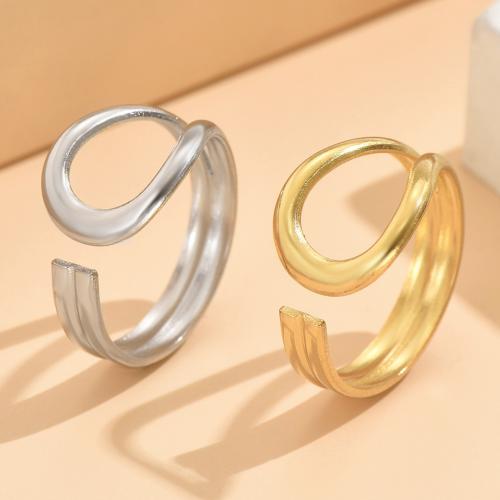 Stainless Steel Finger Ring 304 Stainless Steel Adjustable & fashion jewelry & for woman US Ring Sold By PC