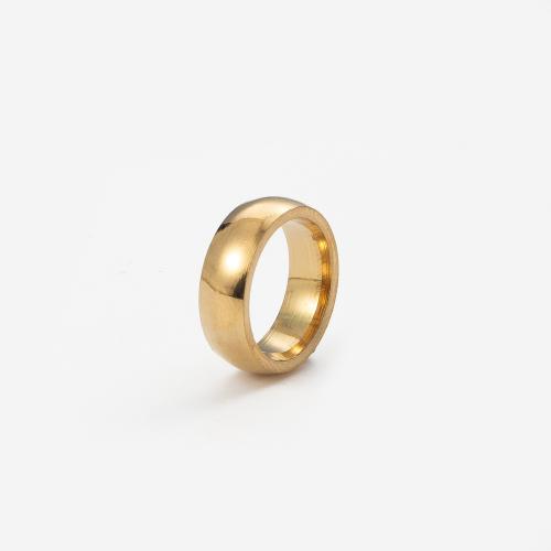 Vinger Ring in edelstaal, 304 roestvrij staal, mode sieraden & voor vrouw, meer kleuren voor de keuze, 4.50x15.70mm, Binnendiameter:Ca 12mm, Verkocht door PC