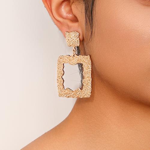 Zinc Alloy Stud Earring plated for woman gold Sold By Pair