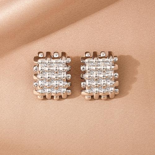 Zinc Alloy Stud Earring plated for woman Sold By Pair