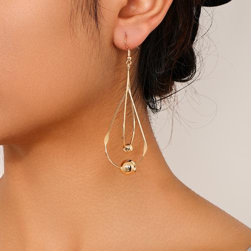 Zinc Alloy Drop Earrings plated for woman Sold By Pair