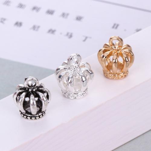 Zinc Alloy Crown Pendants plated DIY Sold By Bag