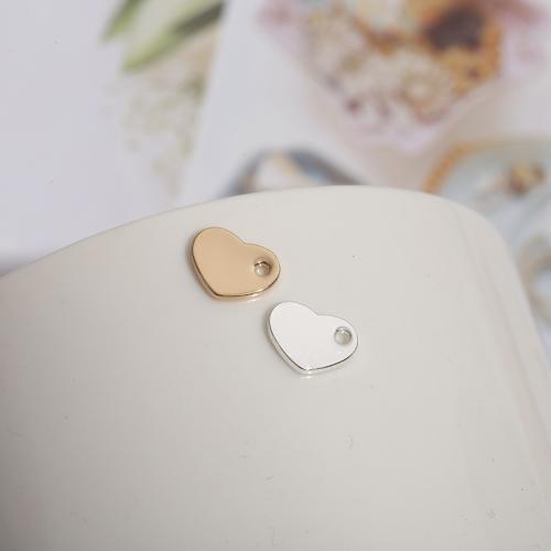 Zinc Alloy Heart Pendants plated DIY Sold By Bag