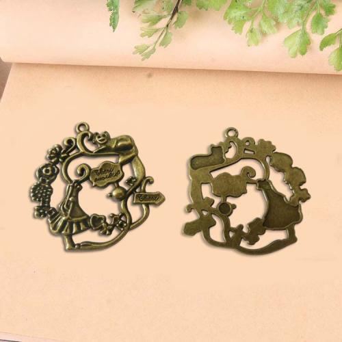 Zinc Alloy Pendants antique bronze color plated DIY Sold By Bag