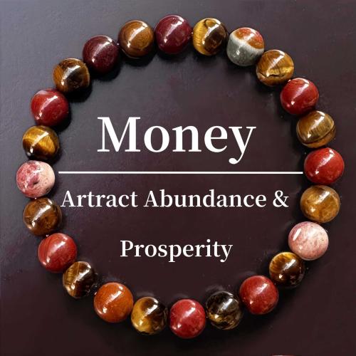 Gemstone Bracelets Tiger Eye with Jade Red Round handmade fashion jewelry & Unisex Length Approx 6.3-7.87 Inch Sold By PC