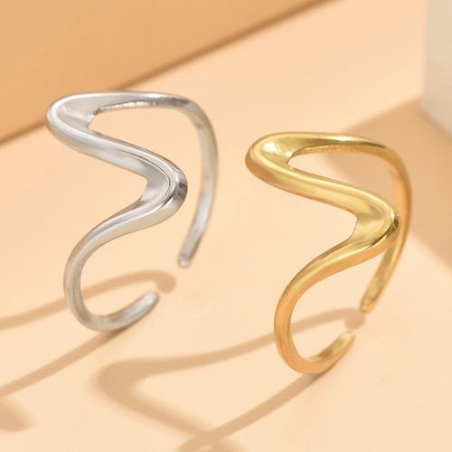 Stainless Steel Finger Ring 304 Stainless Steel Adjustable & fashion jewelry & for woman US Ring Sold By PC