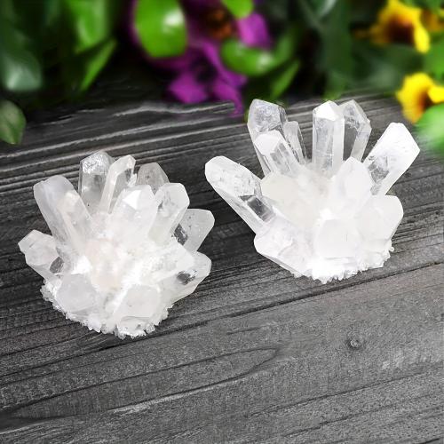 Fashion Decoration Clear Quartz druzy style Sold By PC